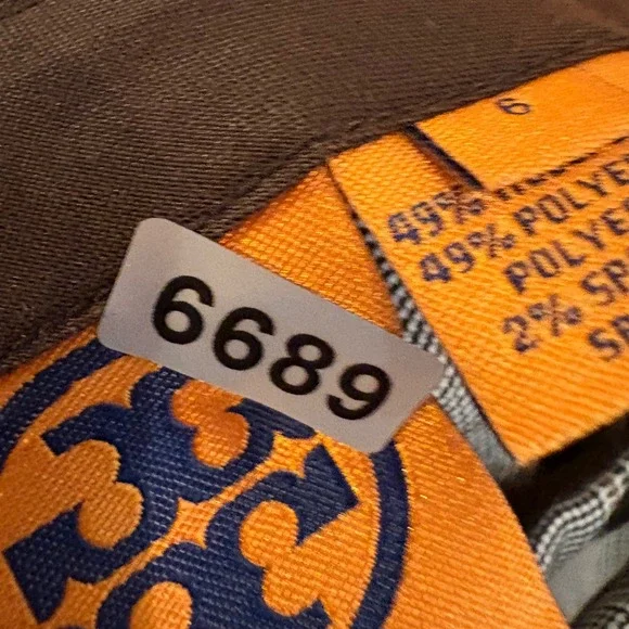 Tory Burch Glen Plaid Flare Trousers Women Sz 6 Wool Blend Wide Leg Dress Pants - Picture 16 of 16